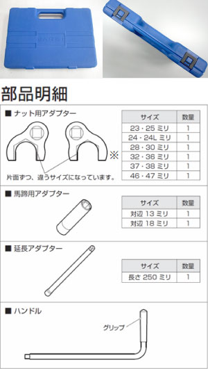 ナット用アダプター